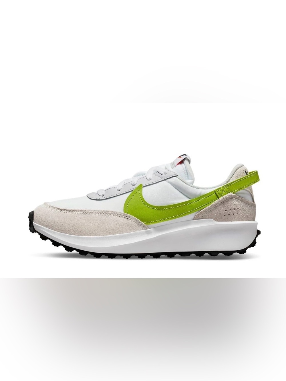 NIKE women’s waffle debut white atomic green lime neon 7